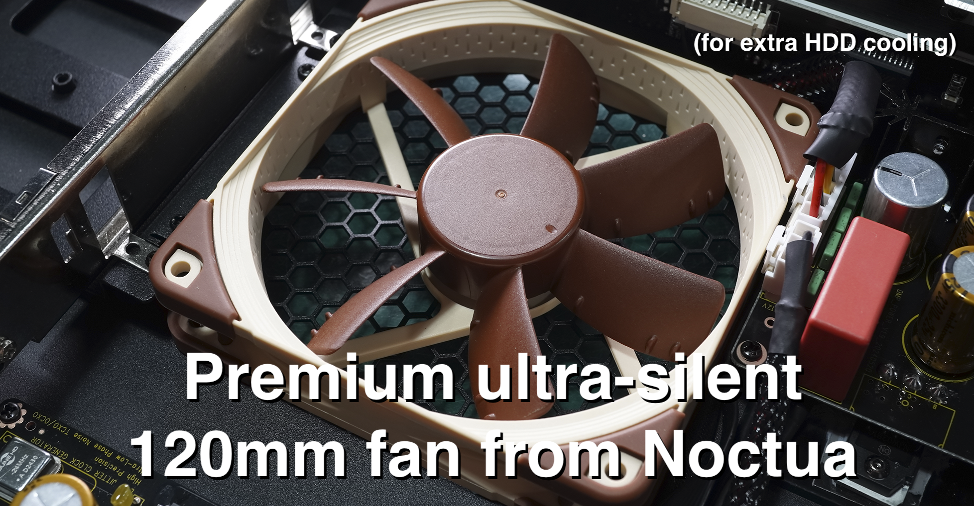Dune HD Duo Cinema 8K – Noctua-Lüfter für HDD-Kühlung
